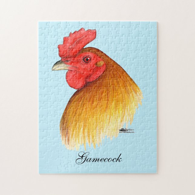 Quebra-cabeça Gamecock Stag Pea Comb (Vertical)