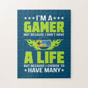 Quebra-cabeça Gamer Am A Gamer