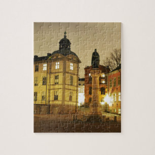 Quebra-cabeça Gamla Stan em Éstocolmo, suecia