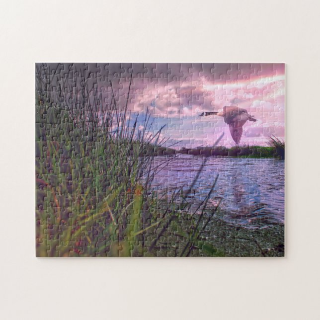 Quebra-cabeça Gansos canadenses (Horizontal)