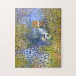 Quebra-cabeça Gansos no Creek Claude Monet Fine Art