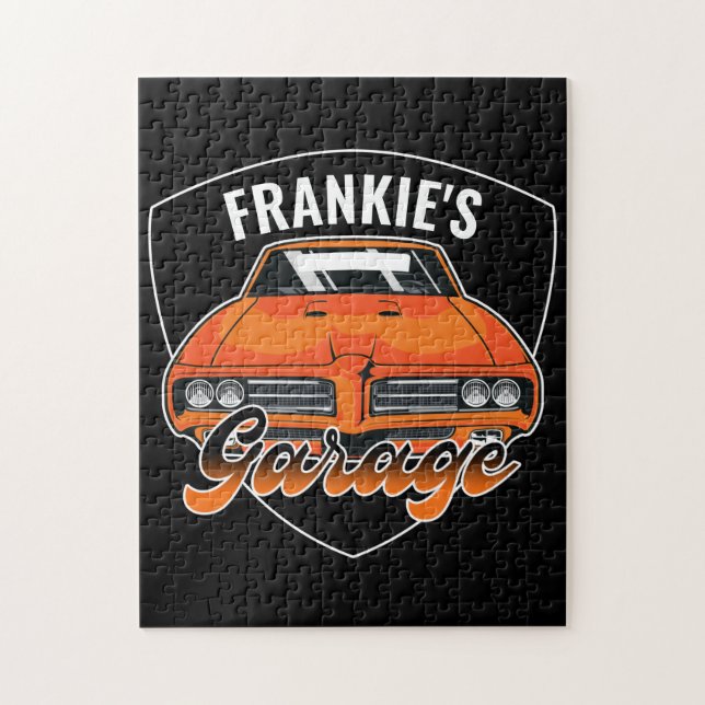 Quebra-cabeça Garagem de Muscle Car Personalizada 1969 Ram Air 4 (Vertical)