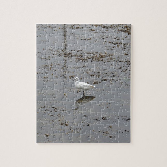 Quebra-cabeça Garça-branca-pequena (Vertical)