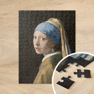 Quebra-cabeça Garota com pérolas Johannes Vermeer