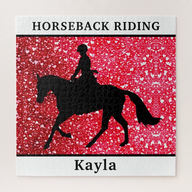 Quebra-cabeça Garota do Cavalo (Vertical)