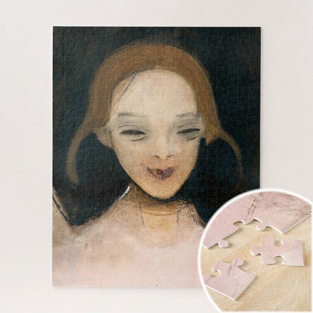 Quebra-cabeça Garota sorridente, Helene Schjerfbeck Belas Artes (Criador carregado)