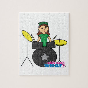 Quebra-cabeça Garotas não sabem o quê? Design Personalizado d