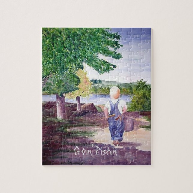 Quebra-cabeça - Garoto indo Pixando (Vertical)