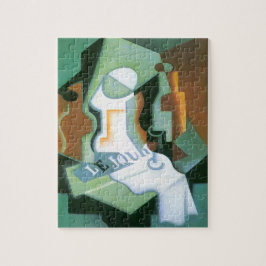 Quebra-cabeça Garrafa e Fruteira por Juan Gris, Cubismo Vintage