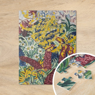 Quebra-cabeça Gartenblumen | August Babberger
