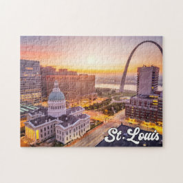 Quebra-cabeça Gateway Arch, Rua Louis, Missouri, EUA