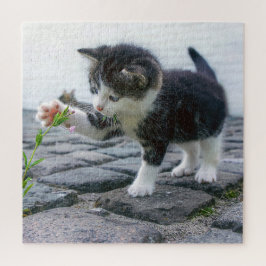 Quebra-cabeça Gatinho Brincalhão