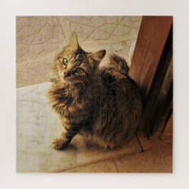 Quebra-cabeça Gatinho curioso