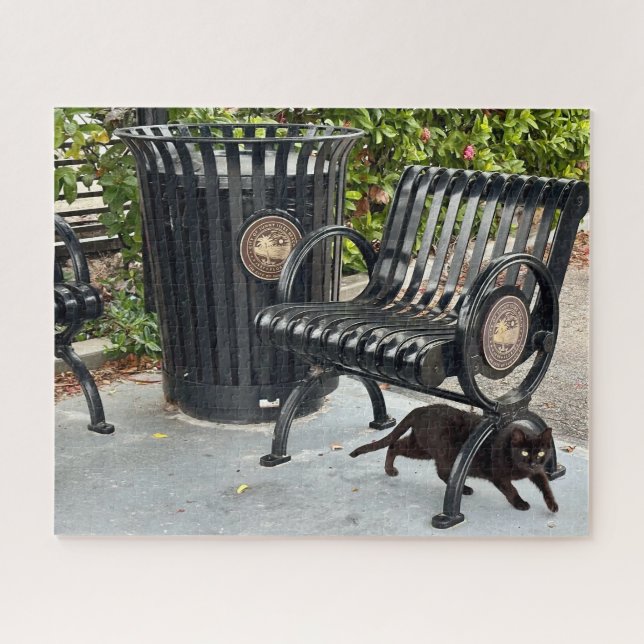 Quebra-cabeça Gatinho no Parque (Horizontal)