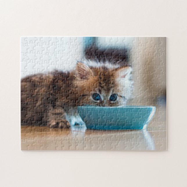 Quebra-cabeça Gatinho persa novo (Horizontal)