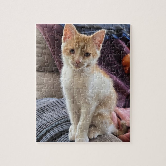 Quebra-cabeça Gatinho Ruivo (Vertical)
