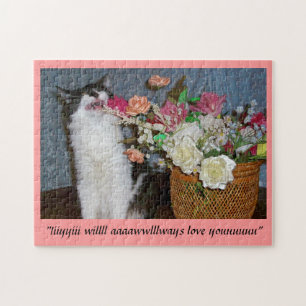 Quebra-cabeça Gatinho Valenpuzzle do canto!