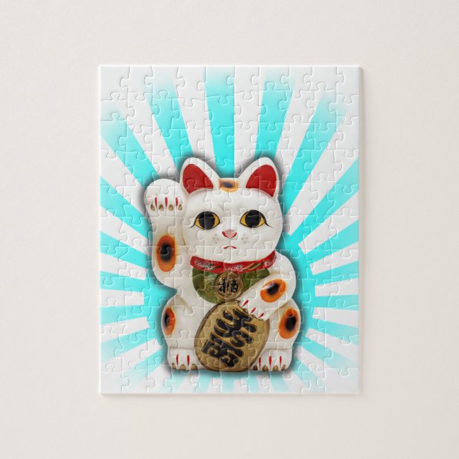 Quebra-cabeça Gato afortunado (Maneki-neko) (Vertical)