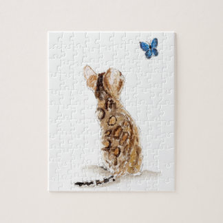 Quebra-cabeça Gato & borboleta de Bengal