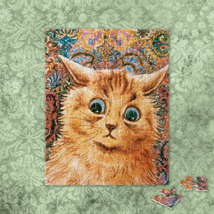 Quebra-cabeça Gato com Olhos Grandes Louis Wain