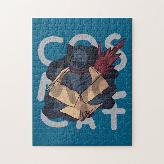 Quebra-cabeça Gato Cósmico (Vertical)