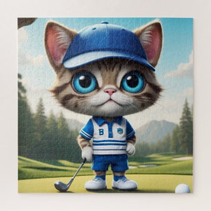 Quebra-cabeça Gato de Golfe