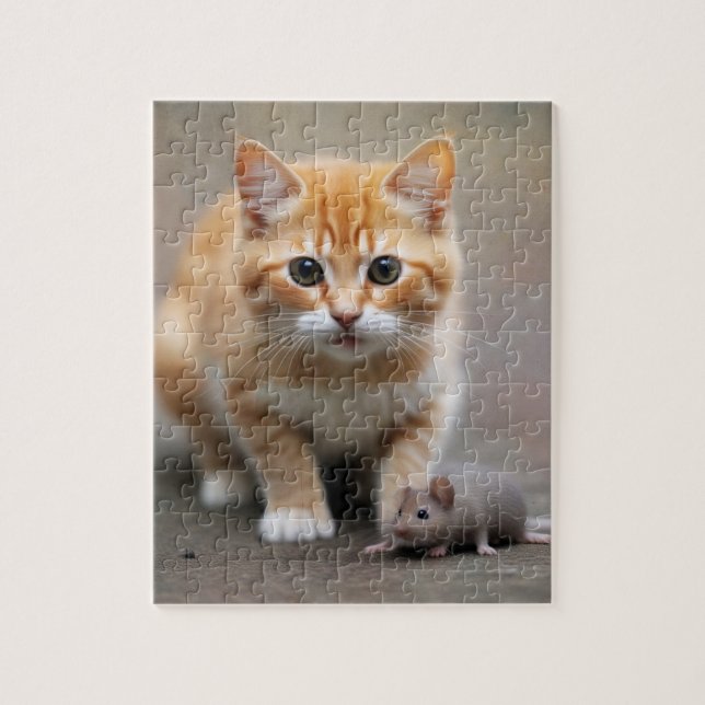 Quebra-cabeça Gato e Rato (Vertical)