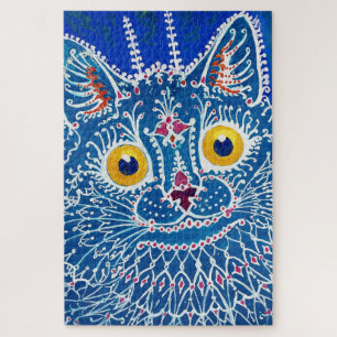 Quebra-cabeça Gato em estilo gótico, Louis Wain