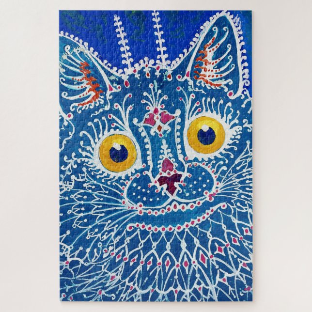 Quebra-cabeça Gato em estilo gótico, Louis Wain (Vertical)