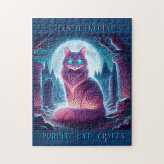 Quebra-cabeça Gato Fofo Celta Místico