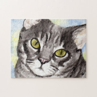 Quebra-cabeça Gato Listrado