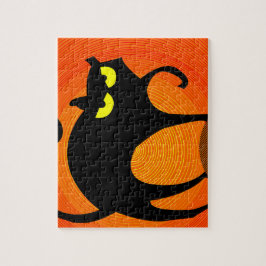 Quebra-cabeça Gato Negro