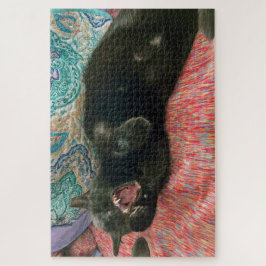 Quebra-cabeça Gato Negro