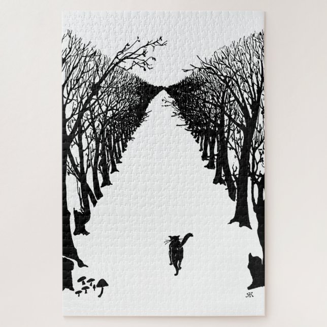 Quebra-cabeça Gato negro, Kipling Rudyard (Vertical)