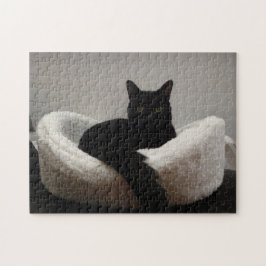 Quebra-cabeça Gato preto