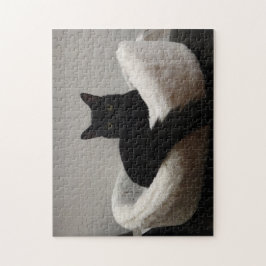 Quebra-cabeça Gato preto
