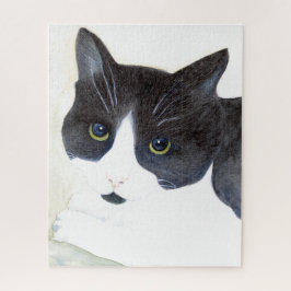 Quebra-cabeça Gato Preto e Branco