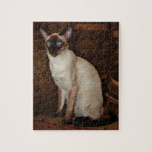 Quebra-cabeça Gato Siamese elegante