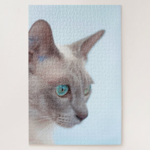 Quebra-cabeça Gato tonquês.