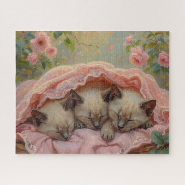 Quebra-cabeça Gatos Adormecidos  (Horizontal)