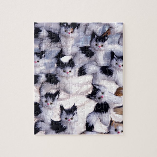 Quebra-cabeça gatos assustadores (Vertical)