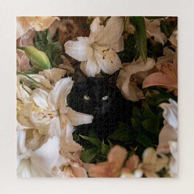 Quebra-cabeça Gatos Bloom à Meia-Noite (Vertical)