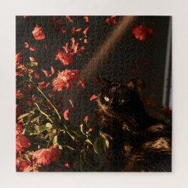 Quebra-cabeça Gatos Bloom à Meia-Noite