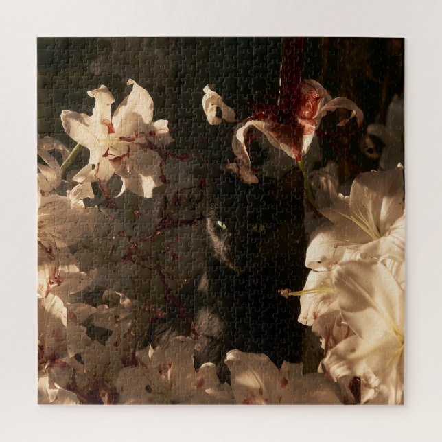 Quebra-cabeça Gatos Bloom à Meia-Noite (Vertical)