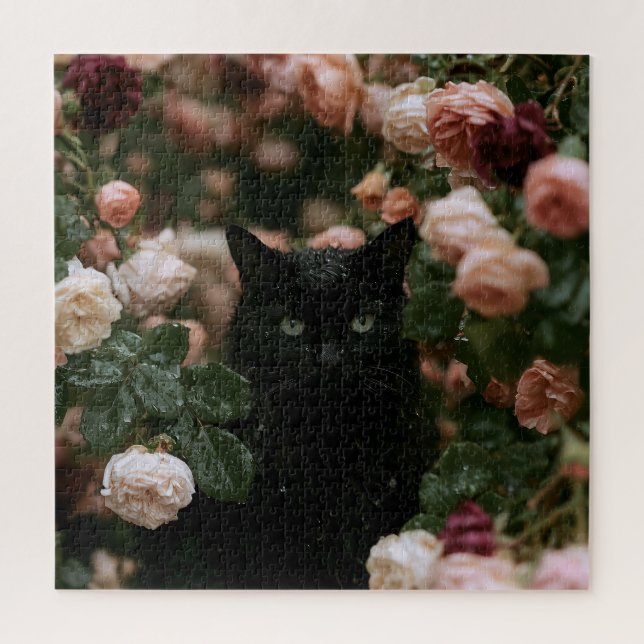 Quebra-cabeça Gatos Bloom à Meia-Noite (Vertical)
