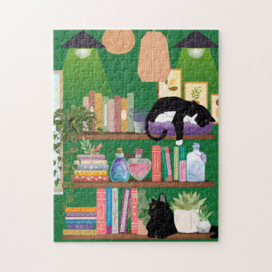 Quebra-cabeça Gatos de livraria