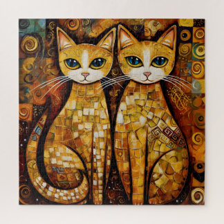 Quebra-cabeça Gatos do sol