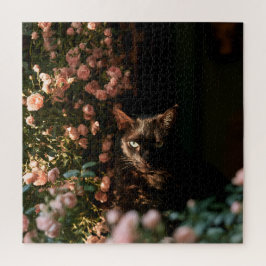 Quebra-cabeça Gatos Flor de Meia-Noite