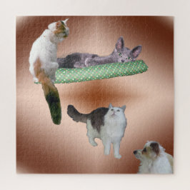 Quebra-cabeça - Gatos Flutuantes