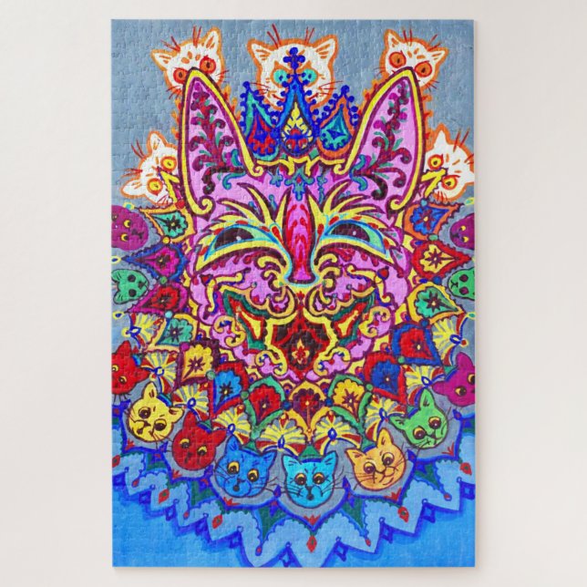 Quebra-cabeça Gatos, Louis Wain (Vertical)